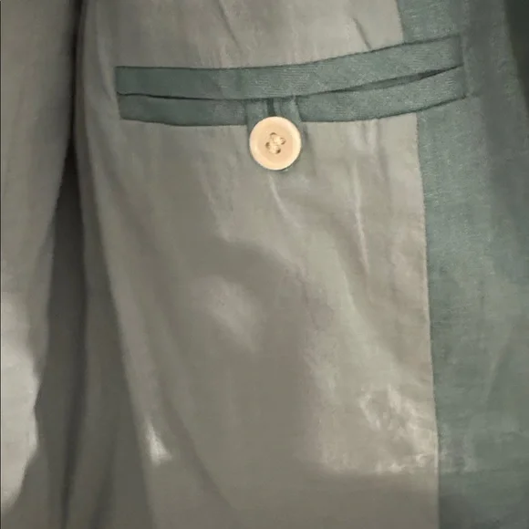 Madewell Sage Green Linen Blazer - Picture 3 of 4
